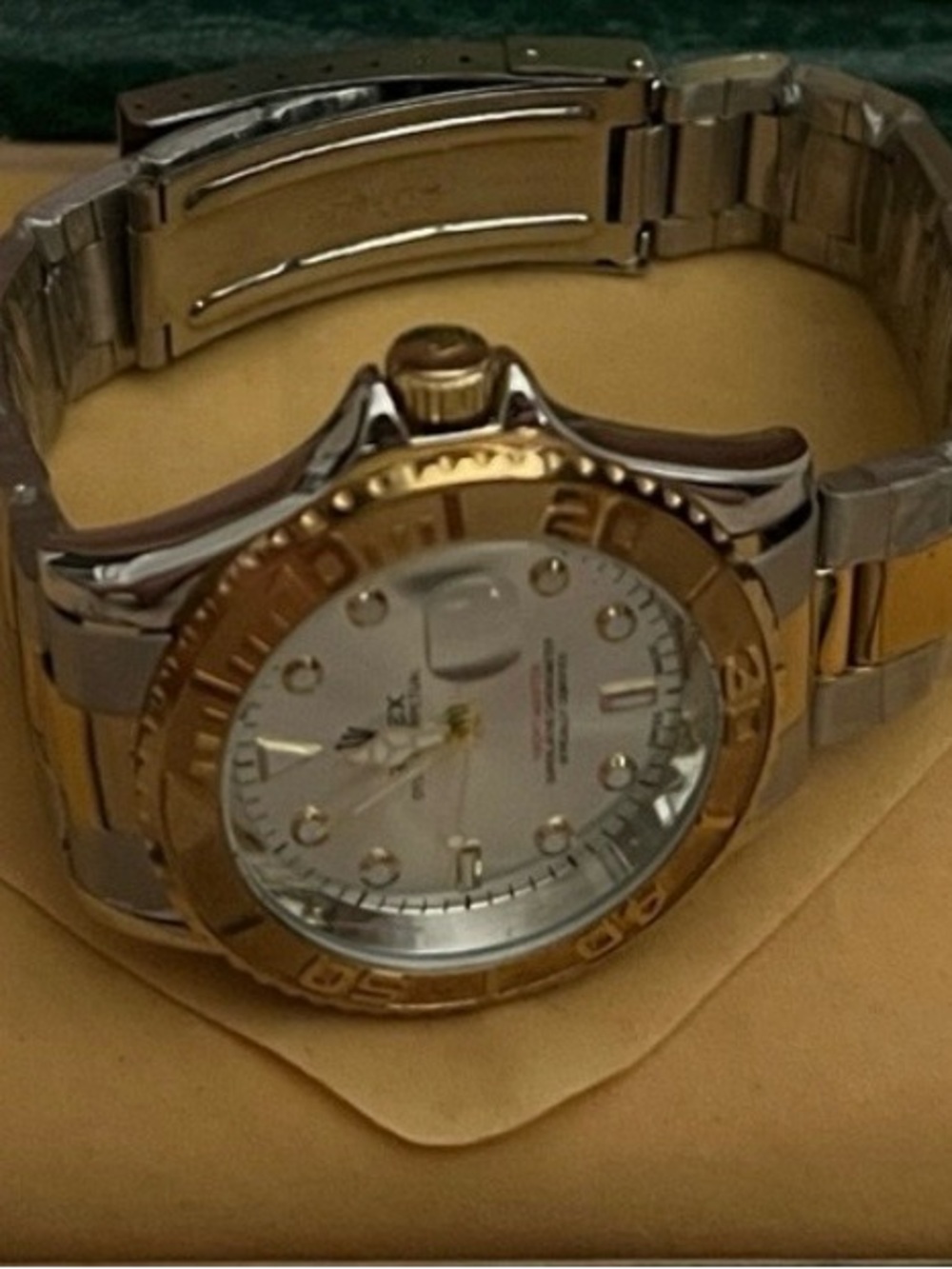 New Luxury Watch Men's Two Tone Gold/Silver 43mm - Picture 4 of 4